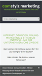 Mobile Screenshot of comstylz-marketing.de